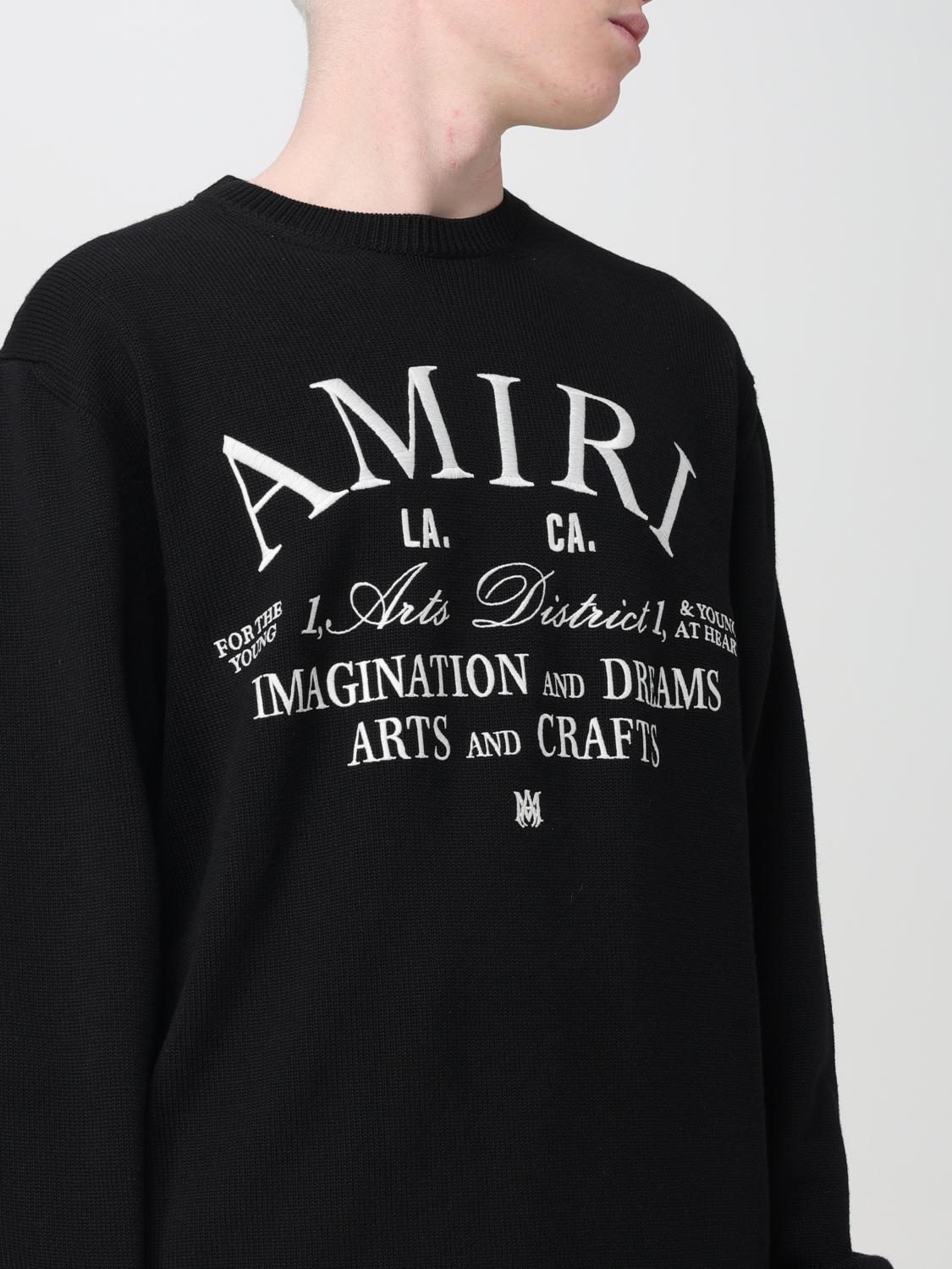 Amiri セーター メンズ - ブラック | PXMKL028 | GIGLIO.COM