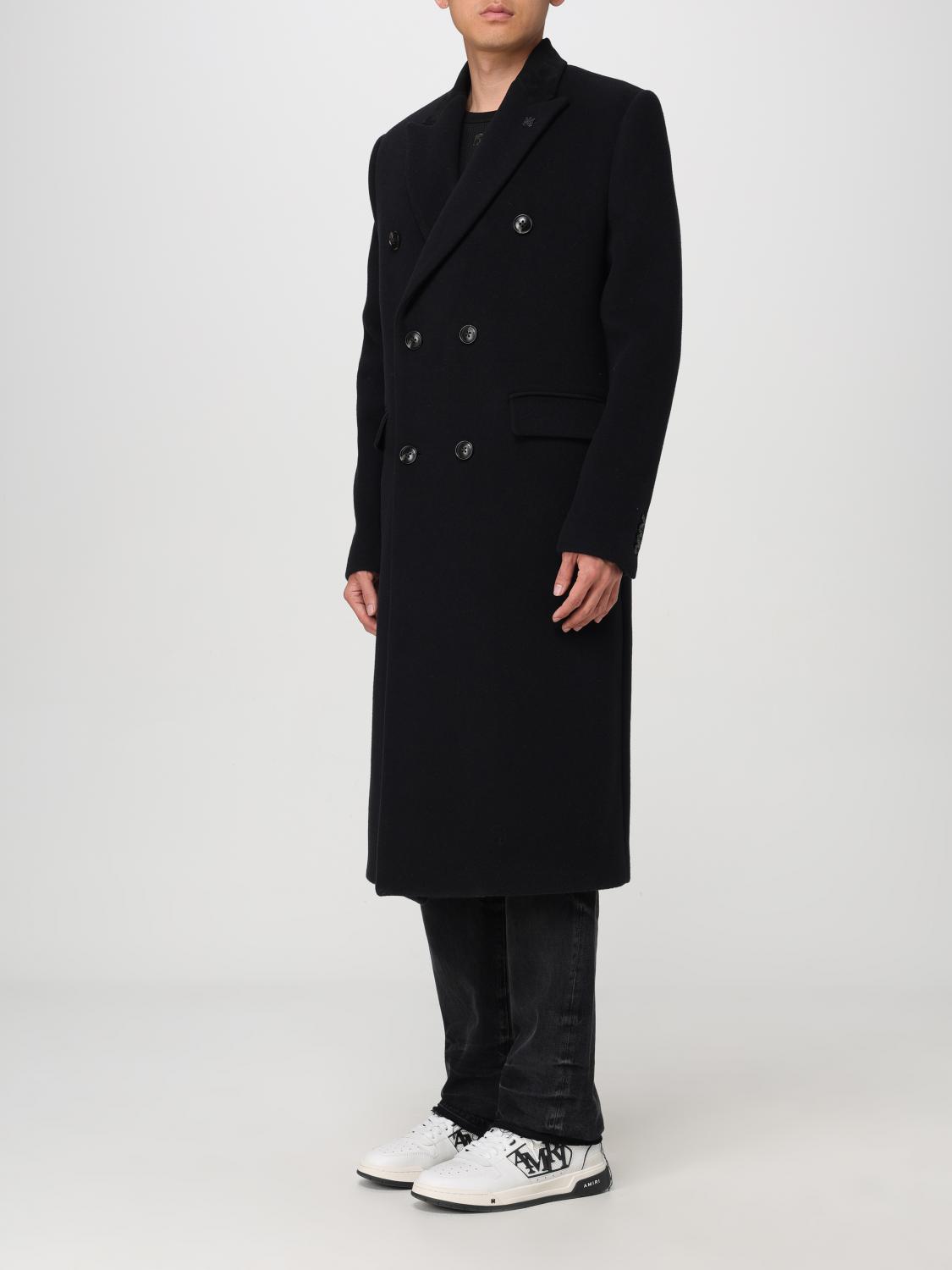 AMIRI （アミリ）　ピーコート Amiri コート メンズ - ブラック | PS24MOS059 | GIGLIO.COM