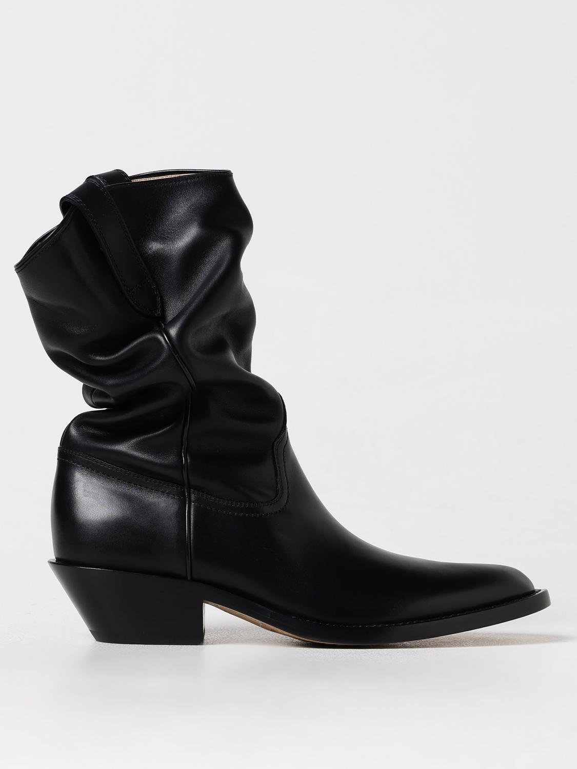 MAISON MARGIELA：ブーツ レディース - ブラック | GIGLIO.COMオンラインのMaison Margiela ブーツ  S39WW0068P3292