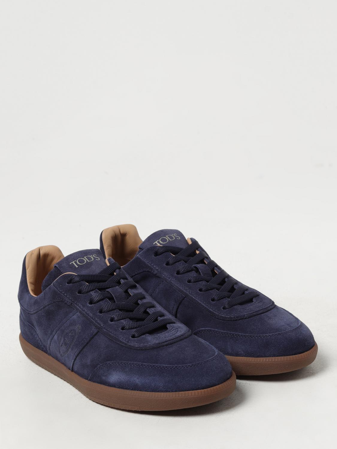 TOD`S｜SNEAKERS (XXM68C0DP30RE0 9999) Man BLACK Tod's Tabs Sneakers in Suede XXM68C0DP30OV589996