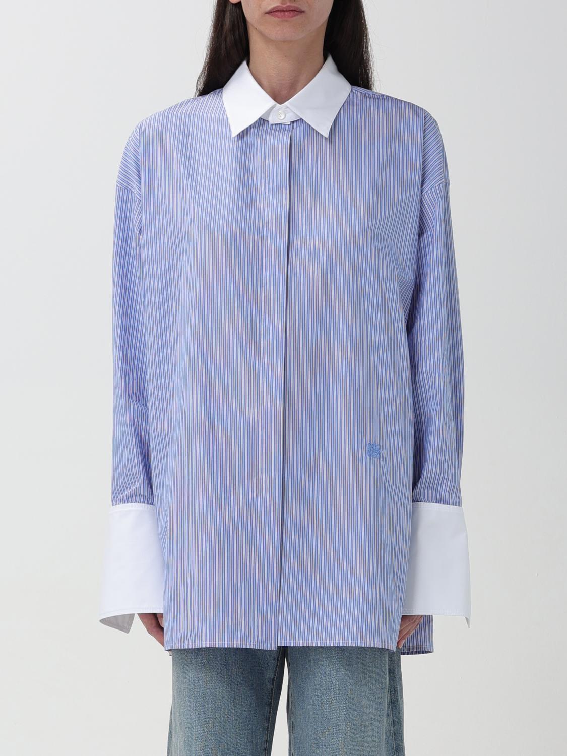 LOEWE:シャツ レディース - ブルー | GIGLIO.COMオンラインの LOEWE:シャツ レディース - ブルー | GIGLIO.COMオンラインの
