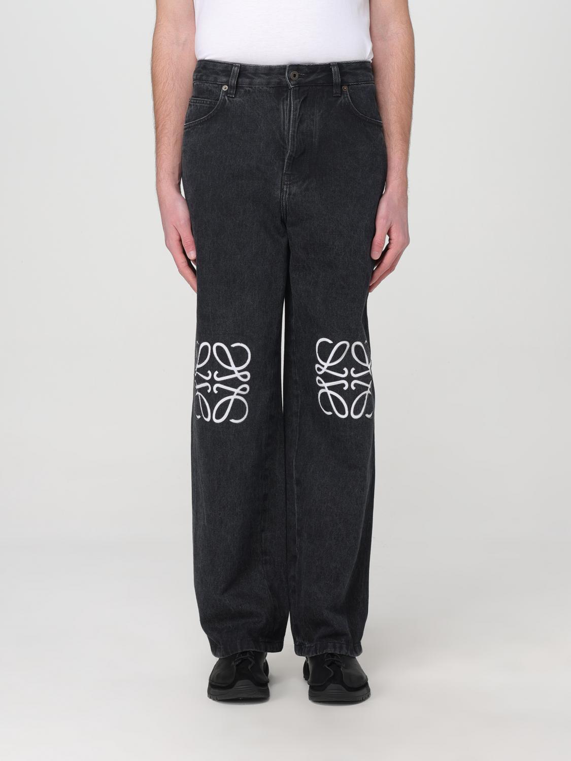 LOEWE JEANS: Jeans men Loewe, Black - Img 1