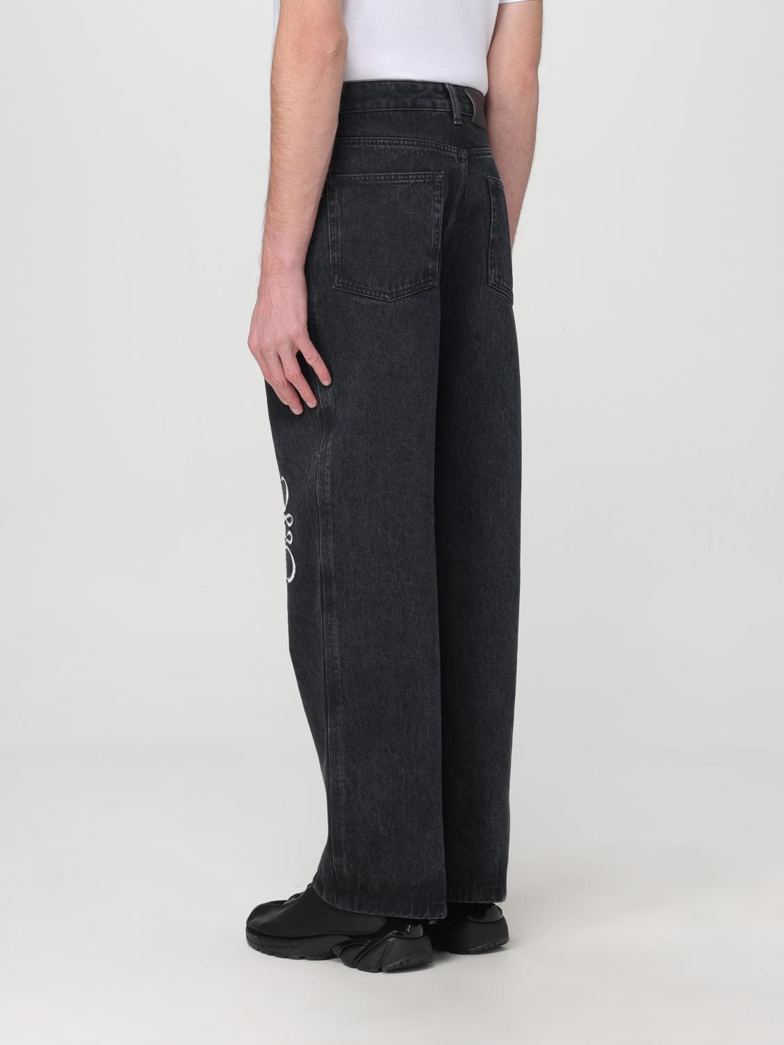 LOEWE JEANS: Jeans men Loewe, Black - Img 3