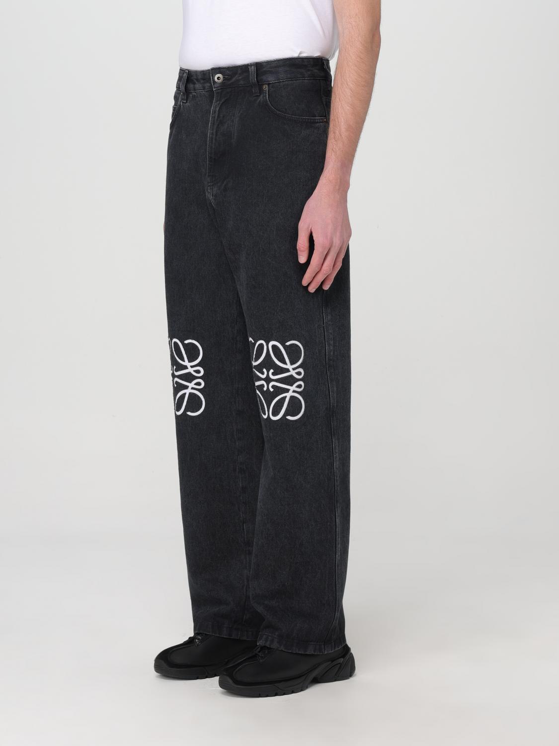 LOEWE JEANS: Jeans men Loewe, Black - Img 4