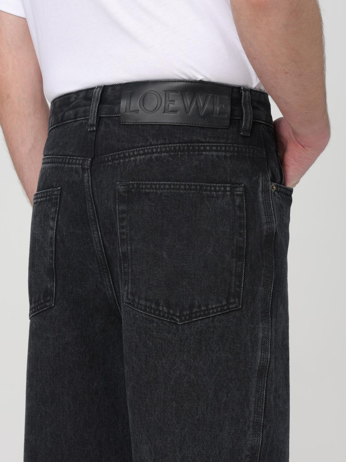 LOEWE JEANS: Jeans men Loewe, Black - Img 5