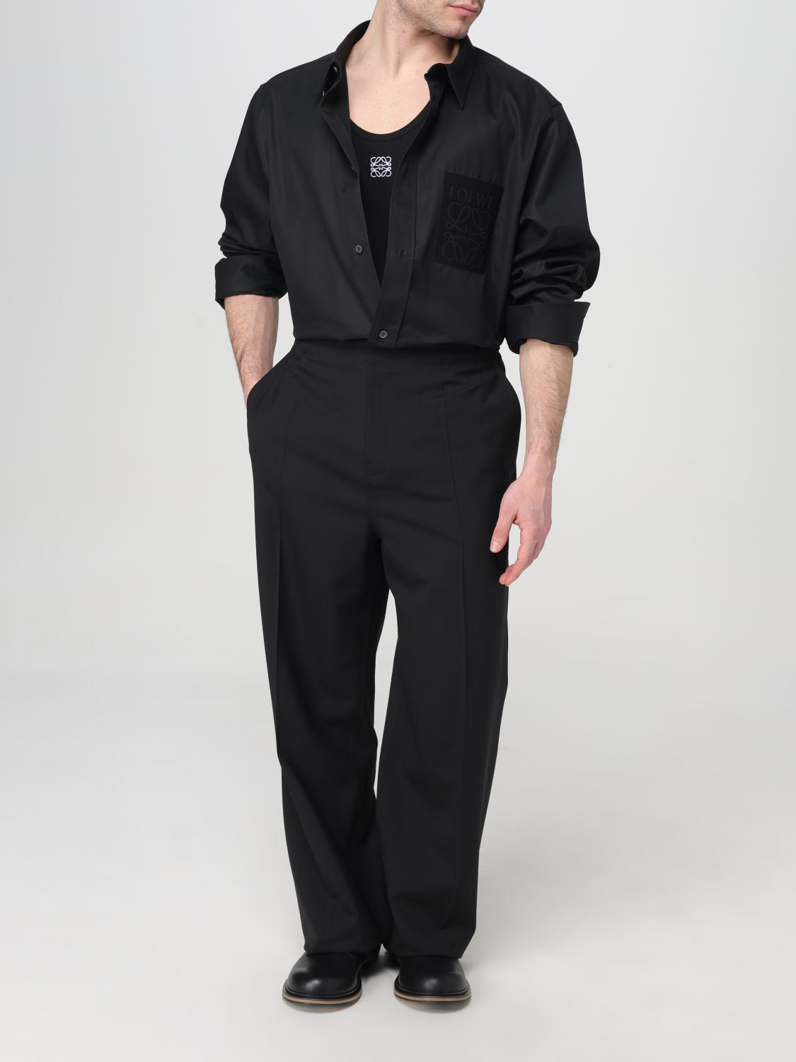 LOEWE CANOTTA: Canotta Loewe in cotone stretch con logo , Nero - Img 2