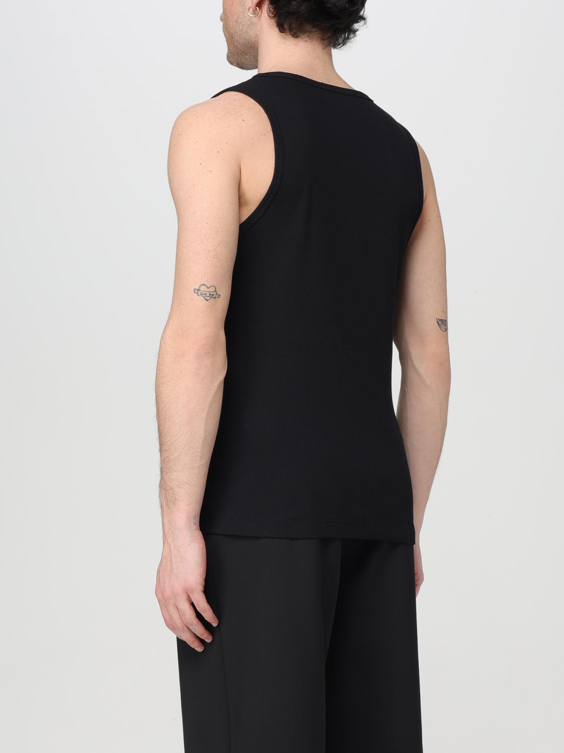 LOEWE CANOTTA: Canotta Loewe in cotone stretch con logo , Nero - Img 3
