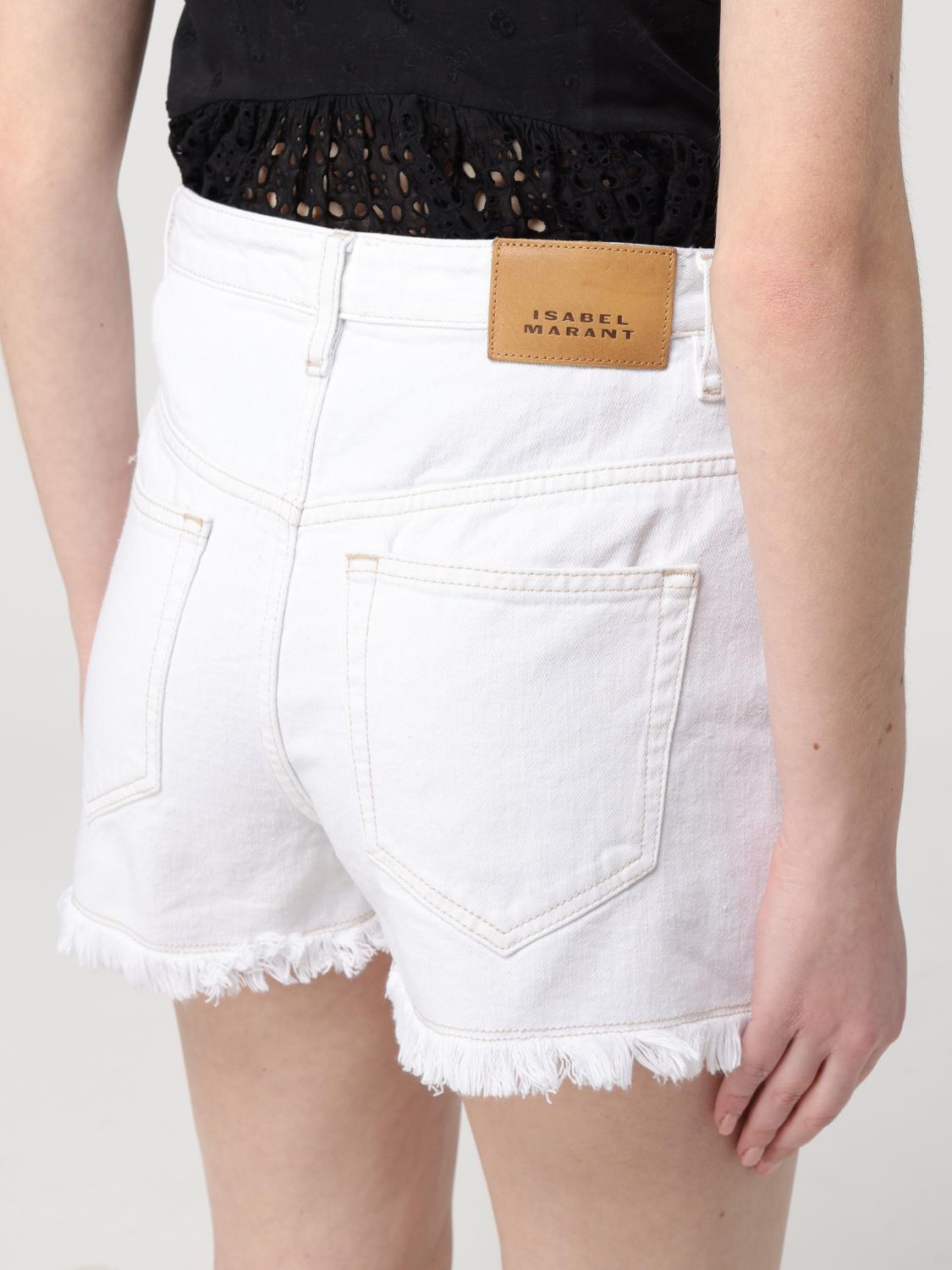 ISABEL MARANT ETOILE SHORTS: Short woman Isabel Marant Etoile, White - Img 4