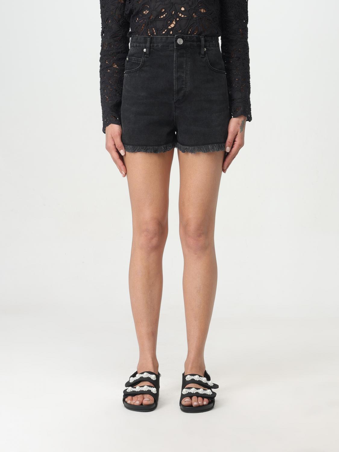 ISABEL MARANT ETOILE SHORTS: Short woman Isabel Marant Etoile, Black - Img 1