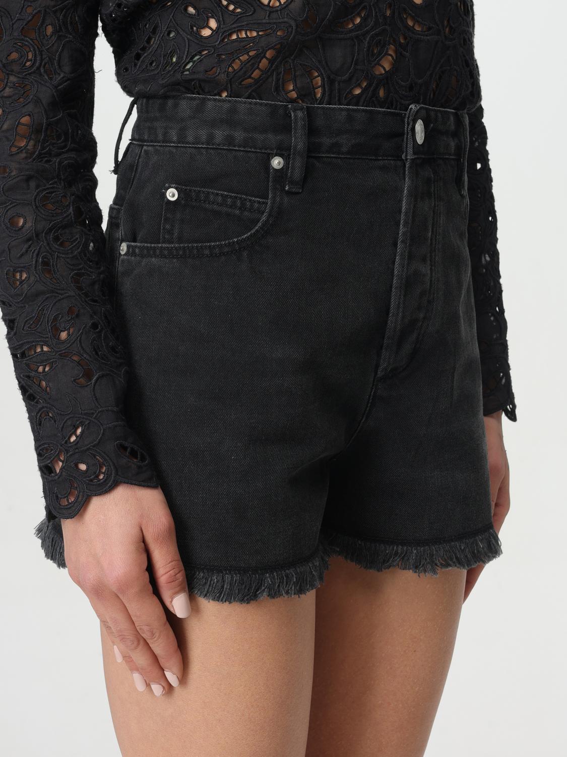 ISABEL MARANT ETOILE SHORTS: Short woman Isabel Marant Etoile, Black - Img 4