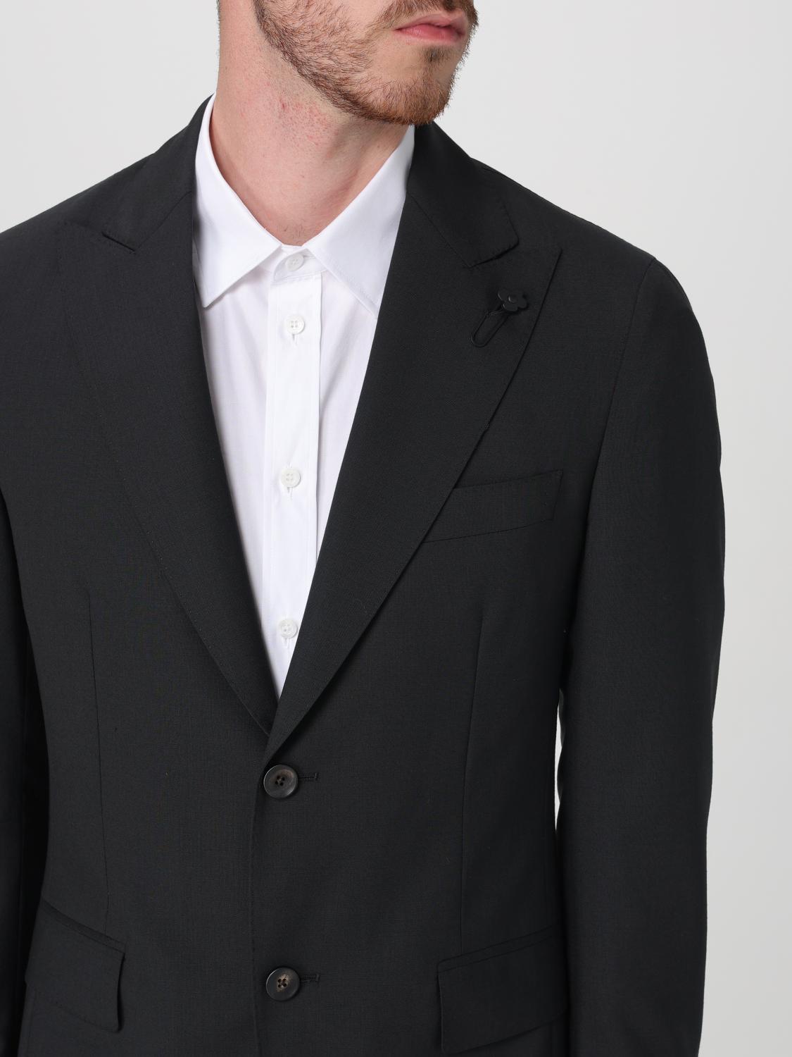 Lardini スーツ メンズ - ブラック | EQ708AEEQSK62402 | GIGLIO.COM