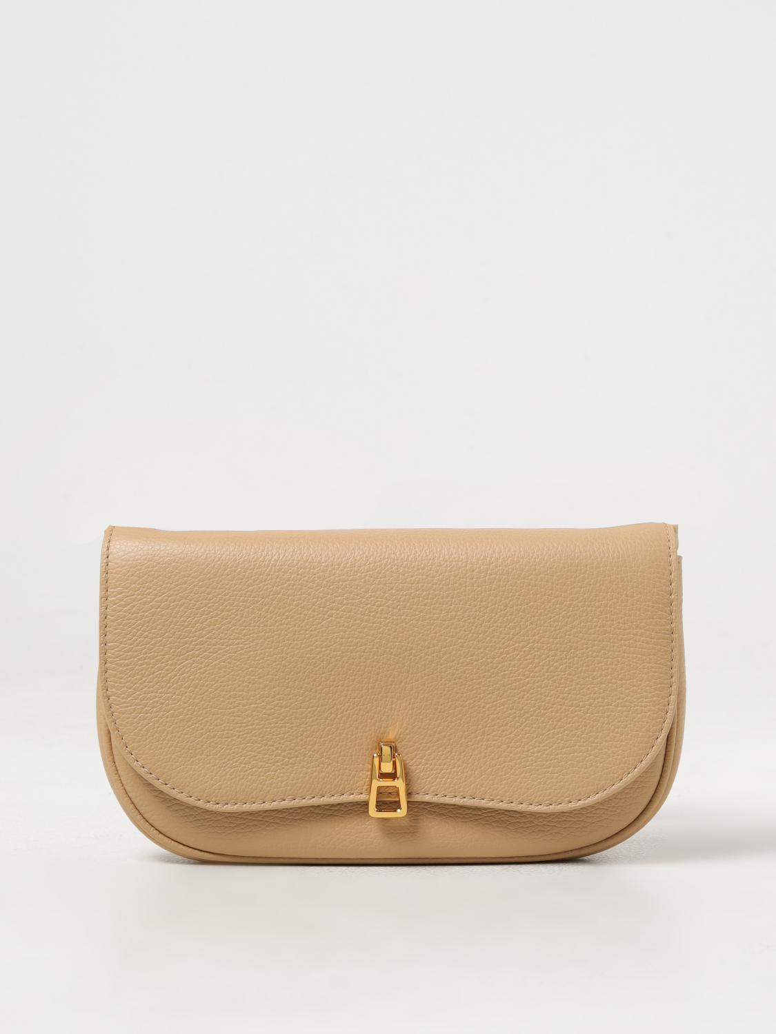 Coccinelle Beige Leather Woman Handbag main image 1