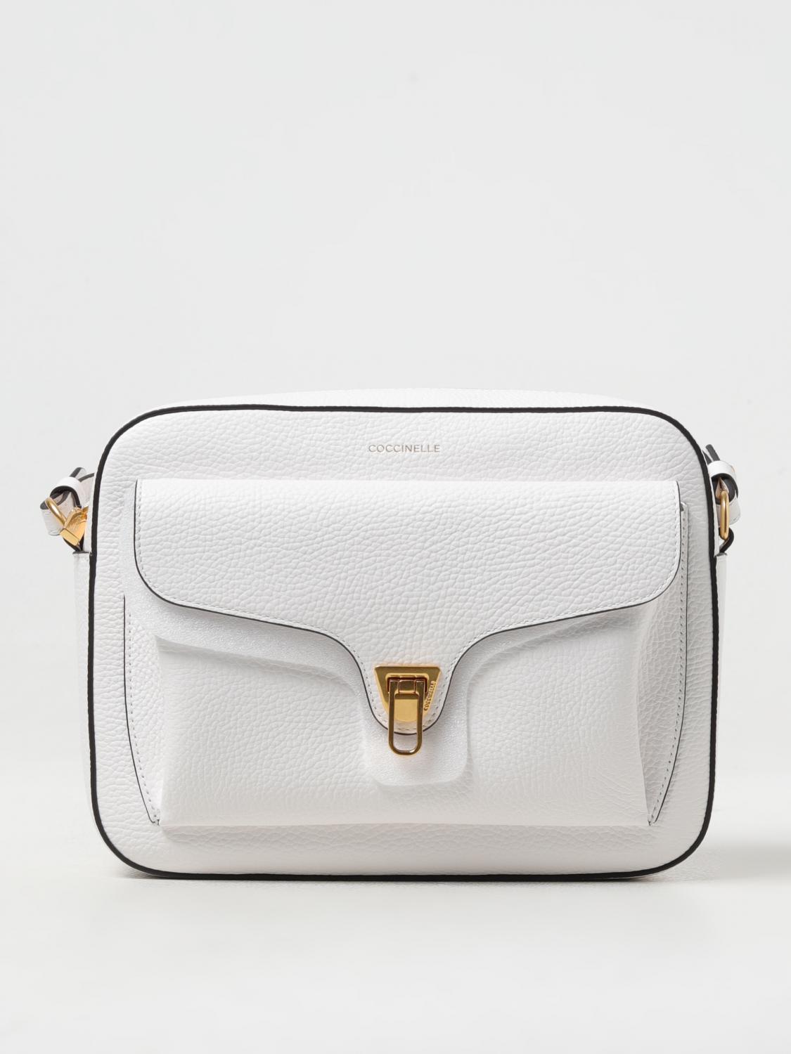 COCCINELLE: Shoulder bag woman - White | Coccinelle