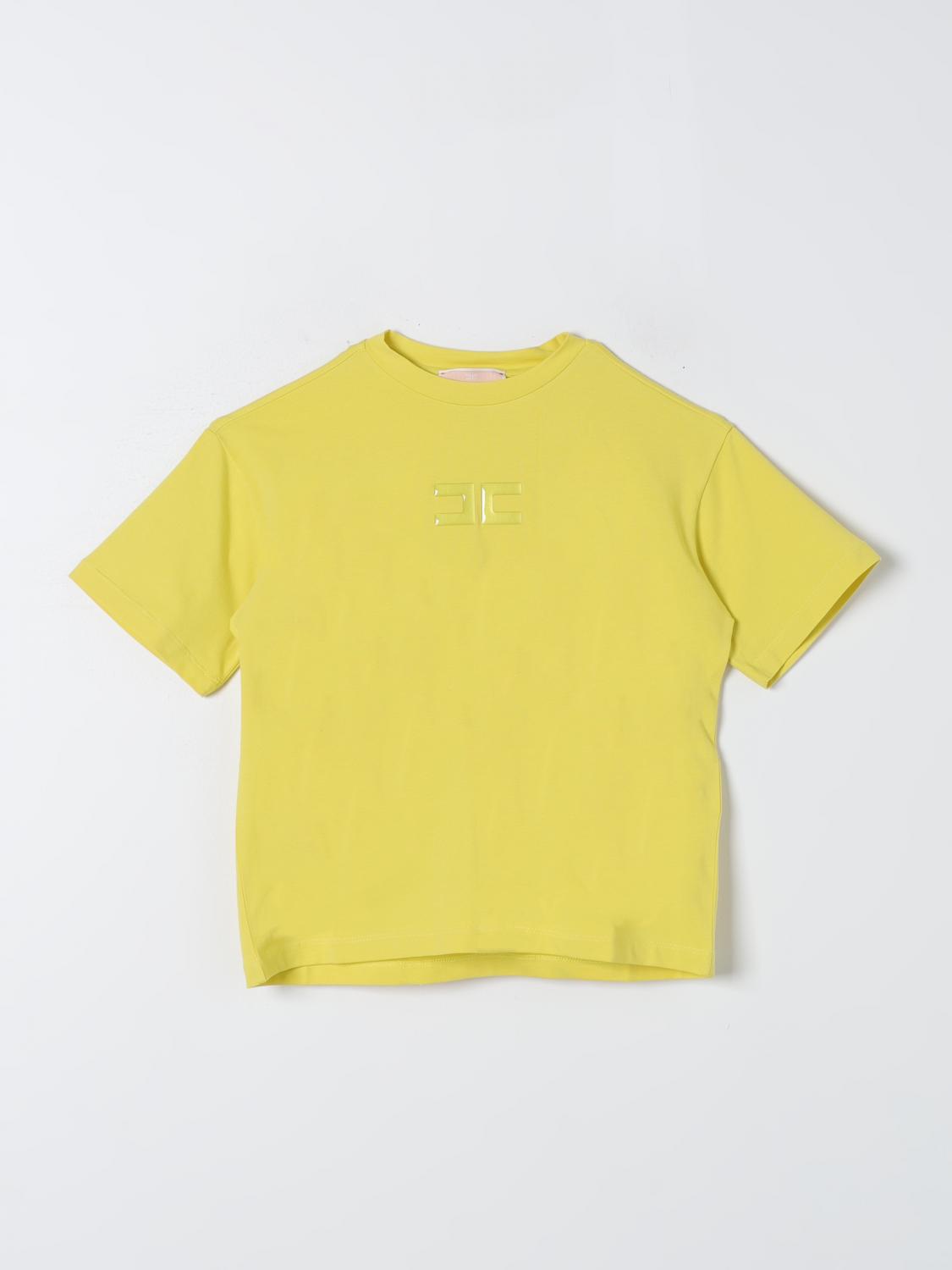 ELISABETTA FRANCHI LA MIA BAMBINA T-SHIRT: T-shirt kids Elisabetta Franchi La Mia Bambina, Yellow - Img 1