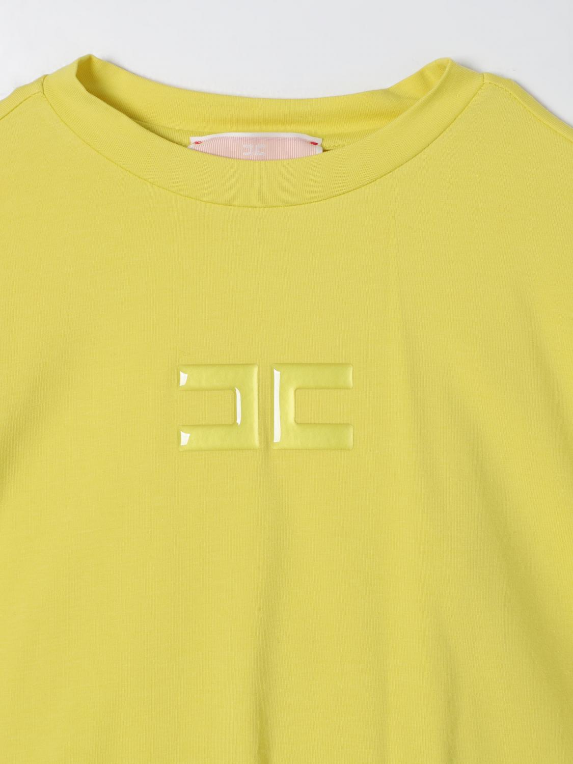 ELISABETTA FRANCHI LA MIA BAMBINA T-SHIRT: T-shirt kids Elisabetta Franchi La Mia Bambina, Yellow - Img 3