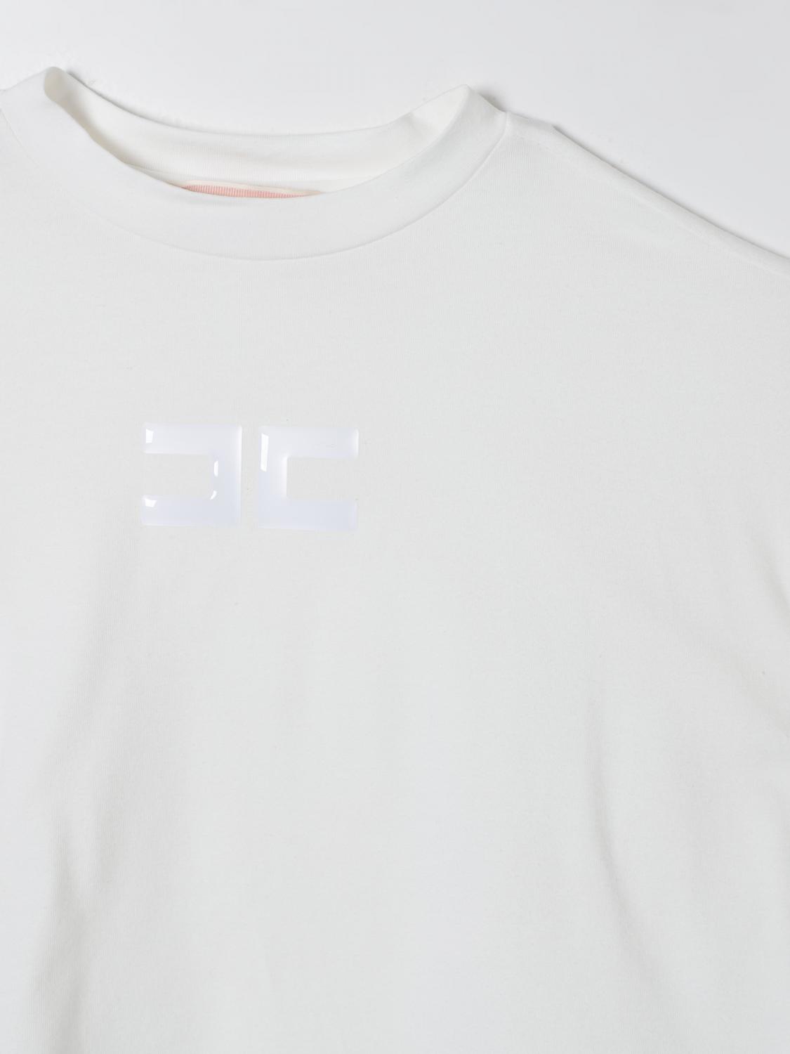 ELISABETTA FRANCHI LA MIA BAMBINA CAMISETA: Camisetas niños Elisabetta Franchi La Mia Bambina, Nata - Img 3