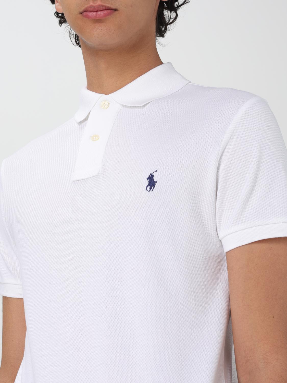 POLO RALPH LAUREN：ポロシャツ メンズ - ホワイト | GIGLIO.COM
