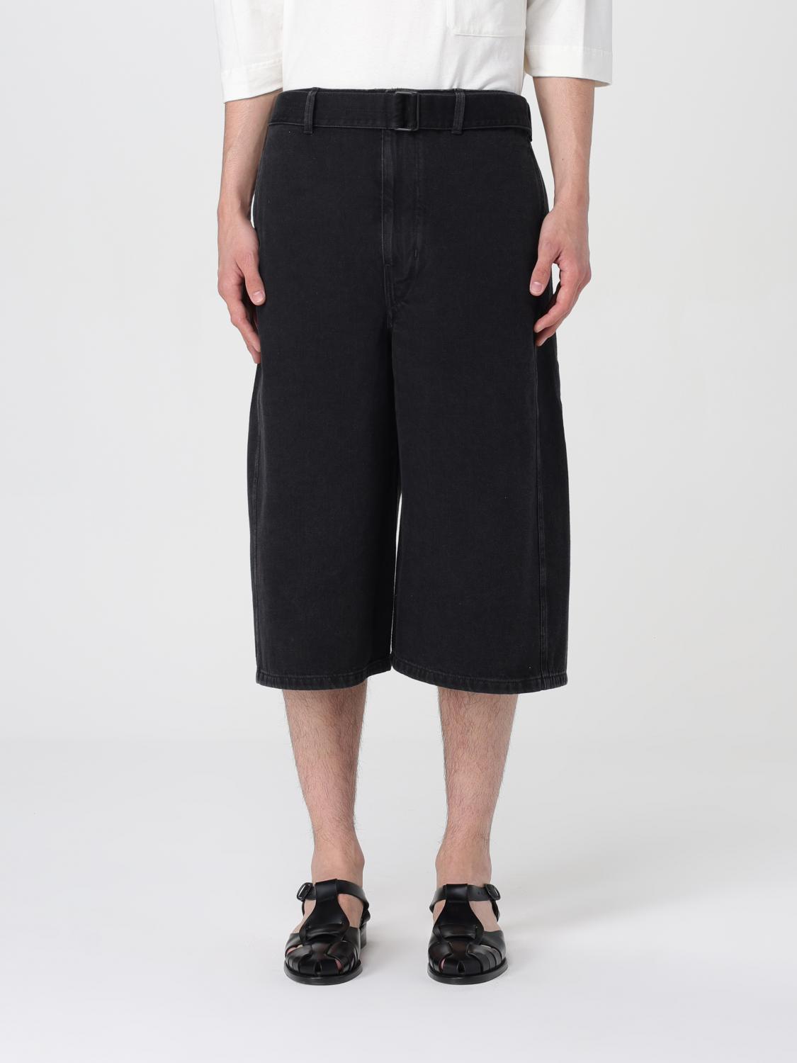 LEMAIRE ブラック ショートパンツ ベルト付き　M Lemaire ショートパンツ メンズ - ブラック | PA1107LD1023 | GIGLIO.COM
