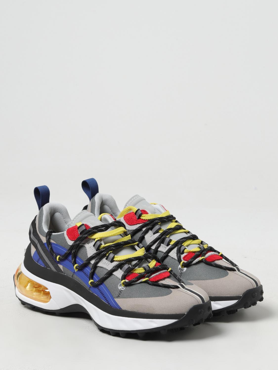 DSQUARED2: Shoes men - Grey | Dsquared2 sneakers
