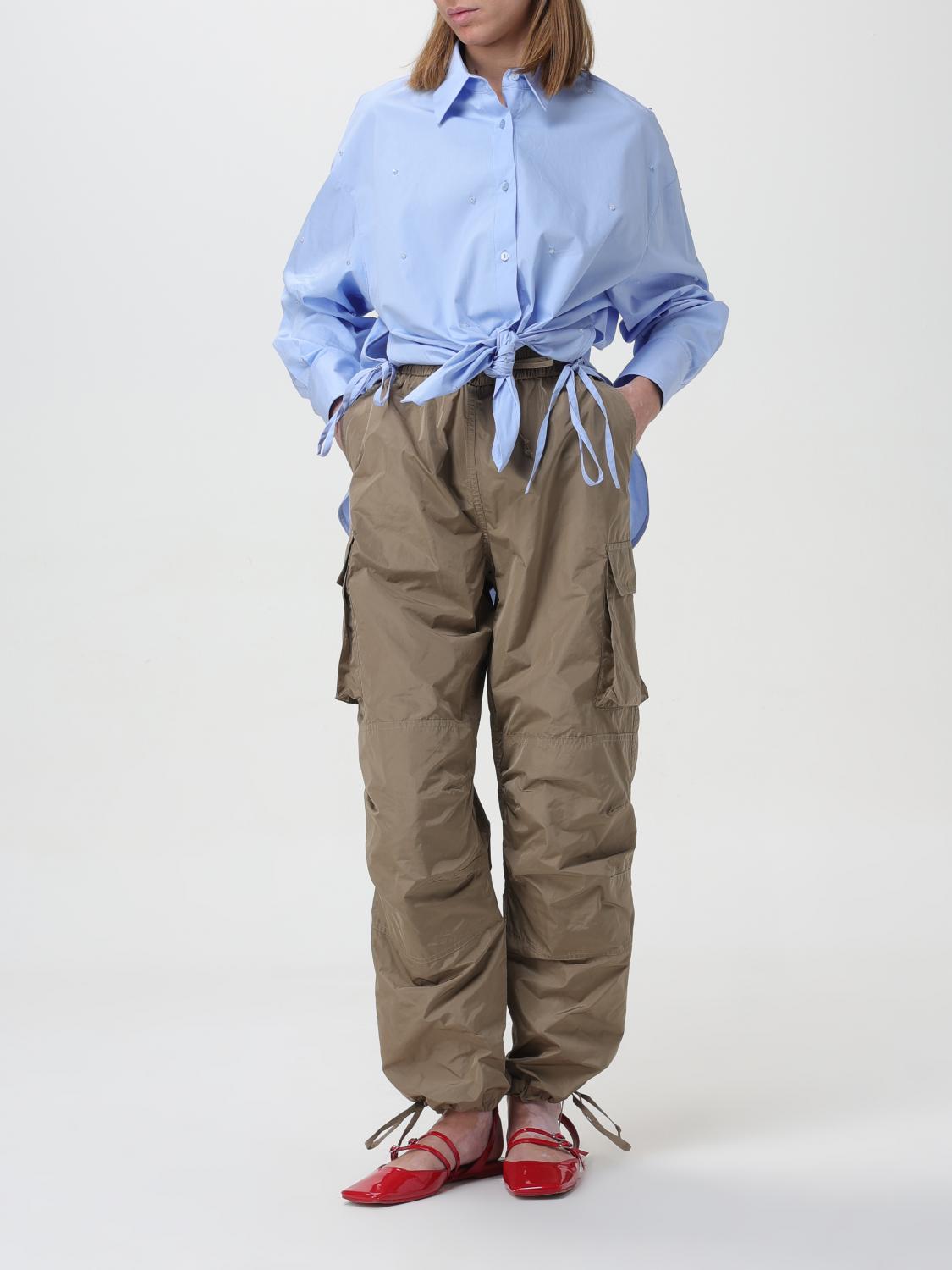MSGM PANTS: Pants woman MSGM, Military - Img 2