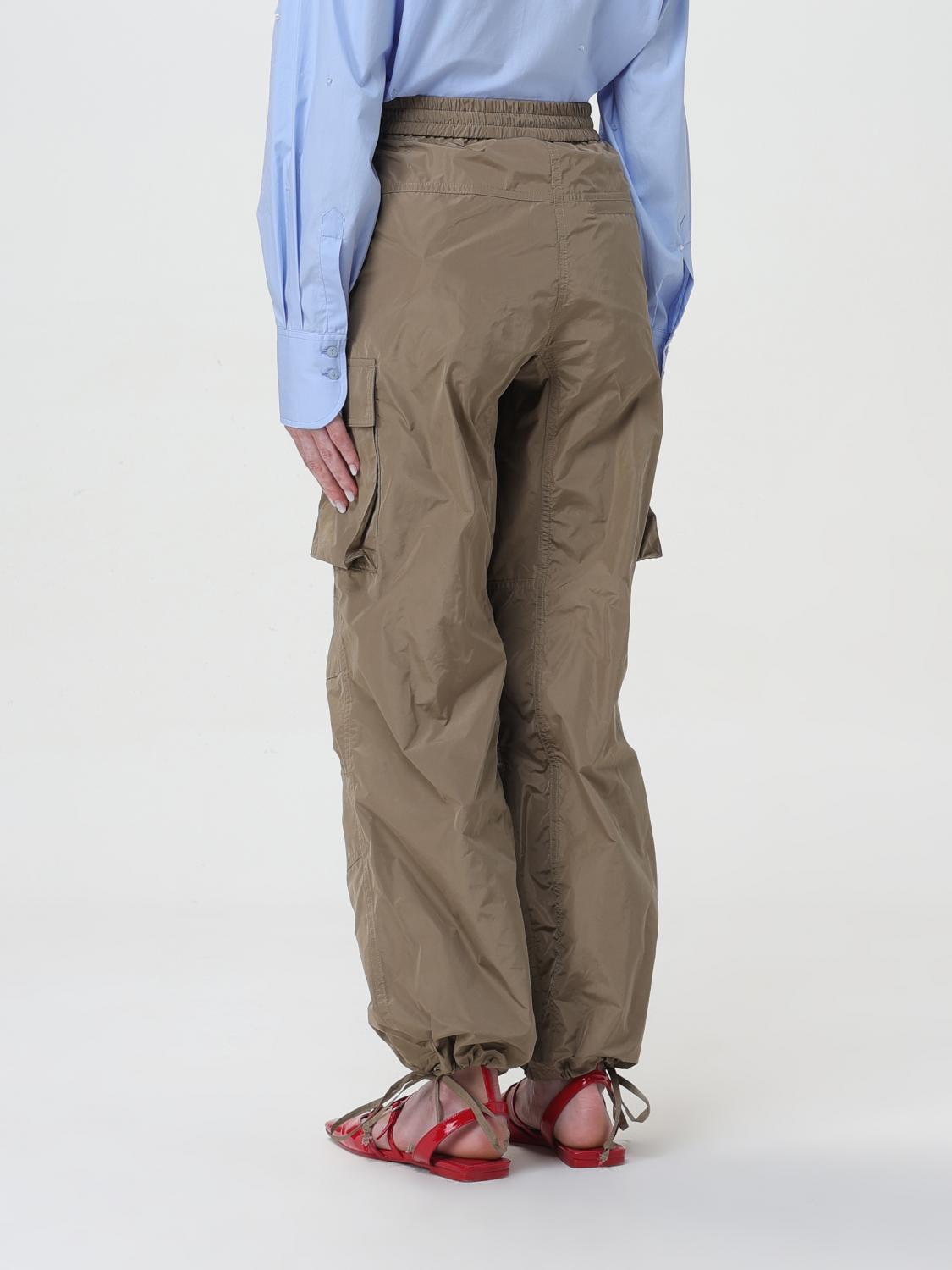 MSGM PANTS: Pants woman MSGM, Military - Img 3