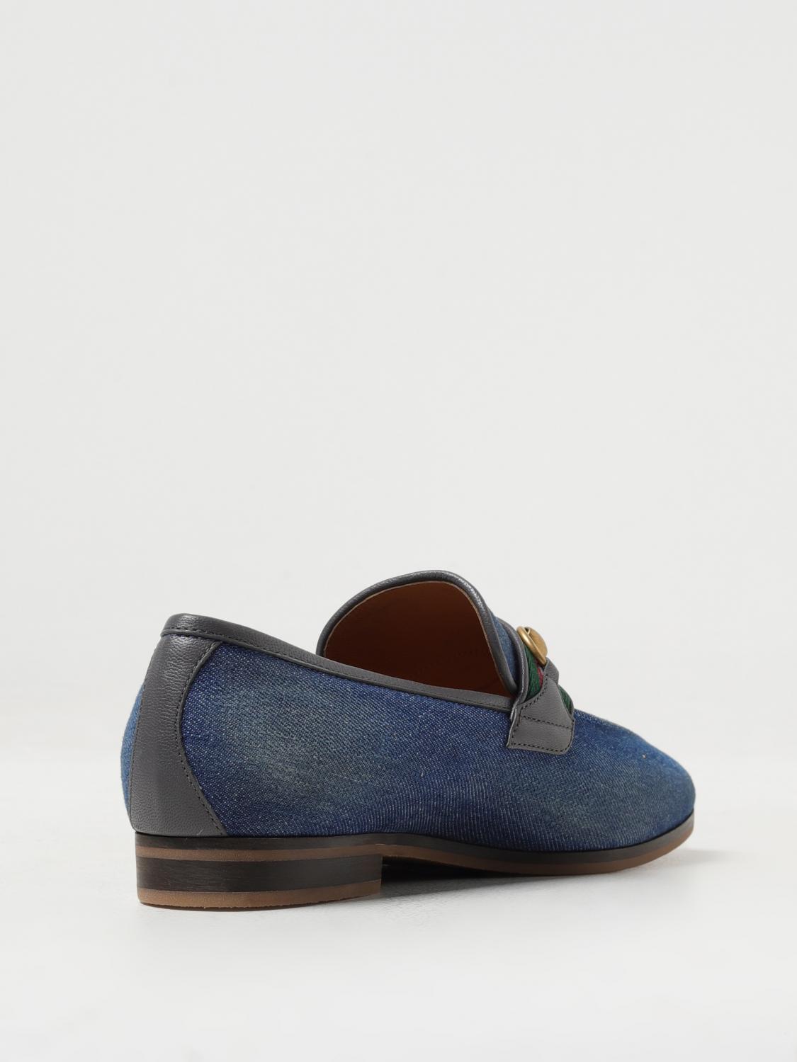 GUCCI MOCASINES: Mocasines hombre Gucci, Azul Oscuro - Img 3