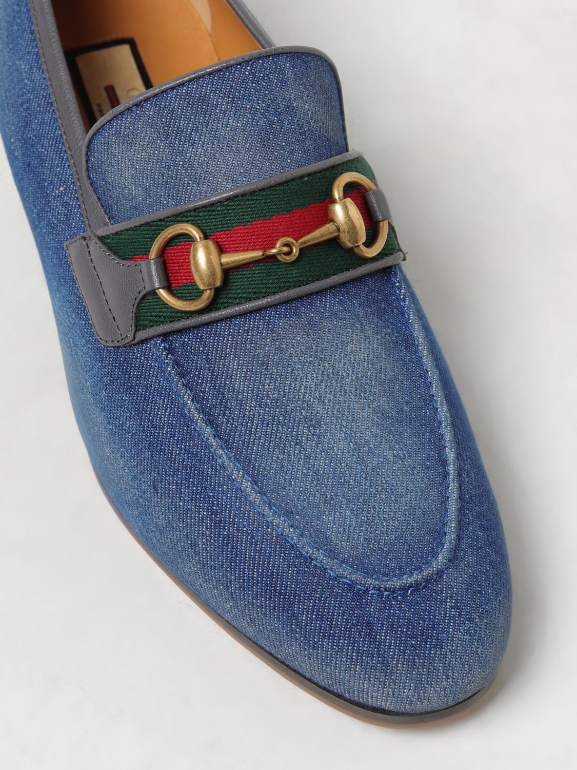 GUCCI MOCASINES: Mocasines hombre Gucci, Azul Oscuro - Img 4