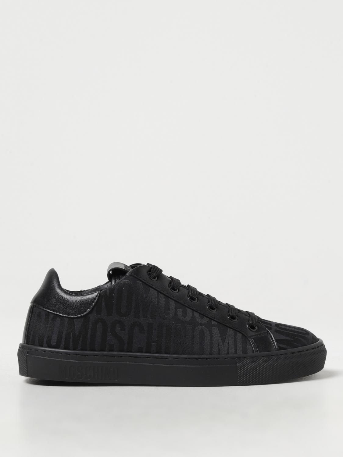 MOSCHINO COUTURE SNEAKERS: Sneakers Moschino Couture in pelle sintetica , Nero - Img 1