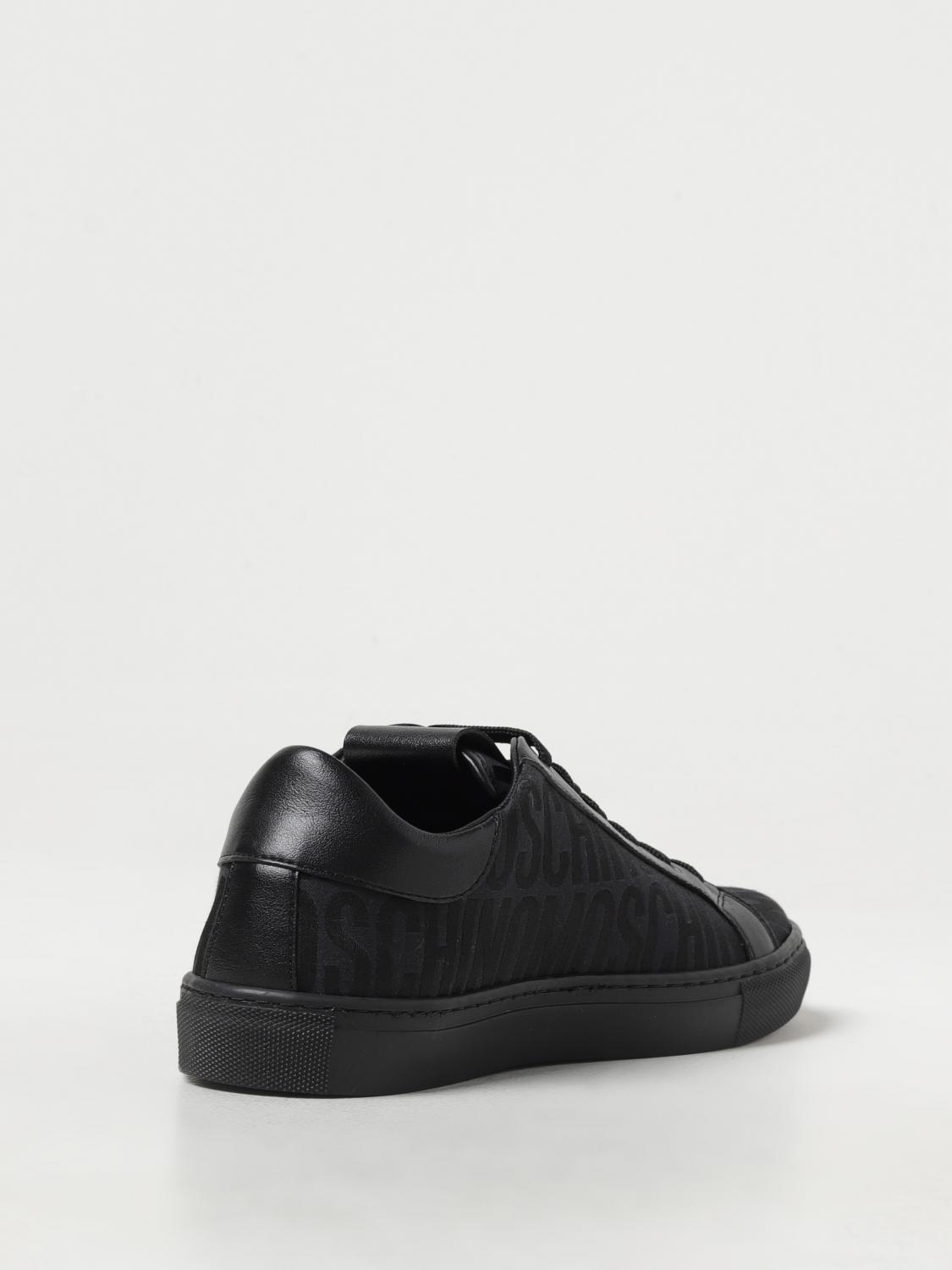 MOSCHINO COUTURE SNEAKERS: Sneakers Moschino Couture in pelle sintetica , Nero - Img 3
