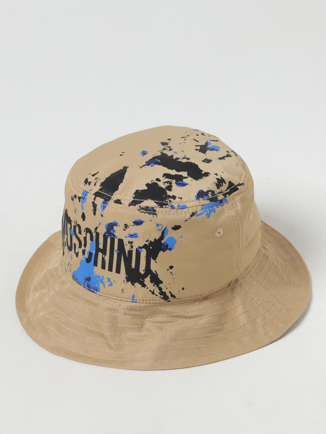 MOSCHINO COUTURE HAT: Hat men Moschino Couture, Beige - Img 1