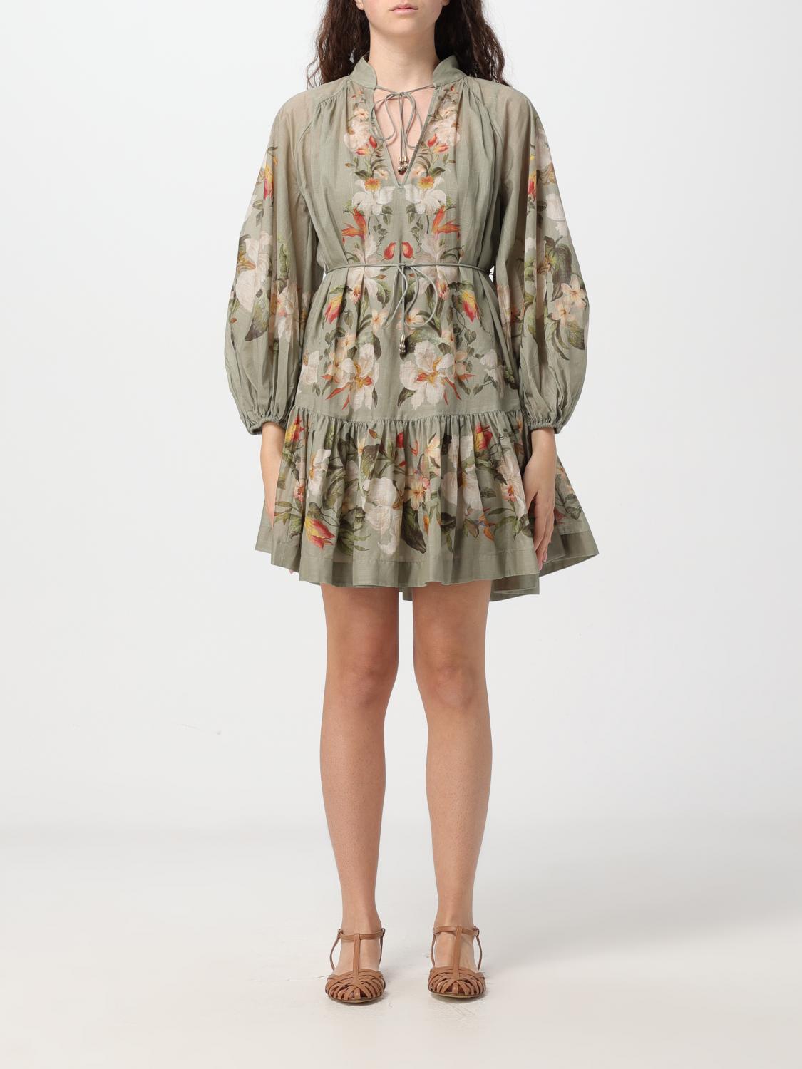 Zimmermann Dress woman - Green | 5676DRS245 | GIGLIO.COM Zimmermann Dress woman - Green | 5676DRS245 | GIGLIO.COM