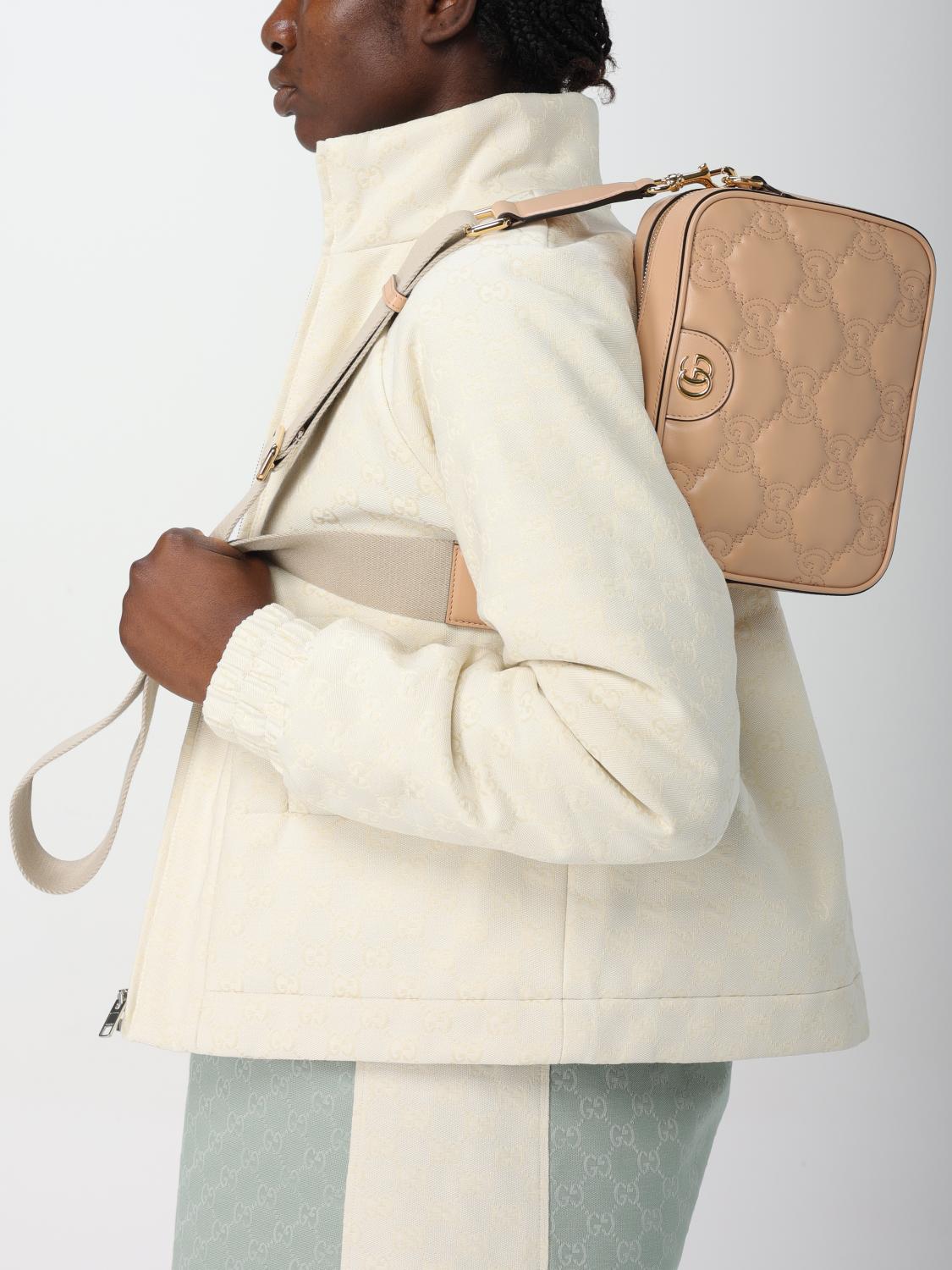 GUCCI BORSA A TRACOLLA: Borsa Gucci in pelle trapuntata , Rosa - Img 2