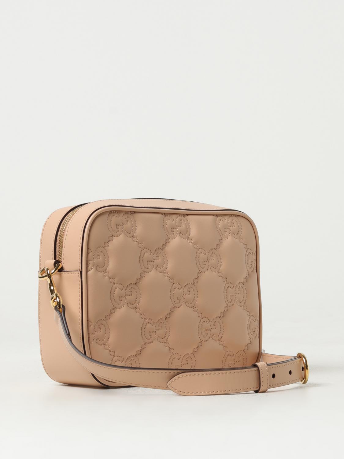 GUCCI BORSA A TRACOLLA: Borsa Gucci in pelle trapuntata , Rosa - Img 3