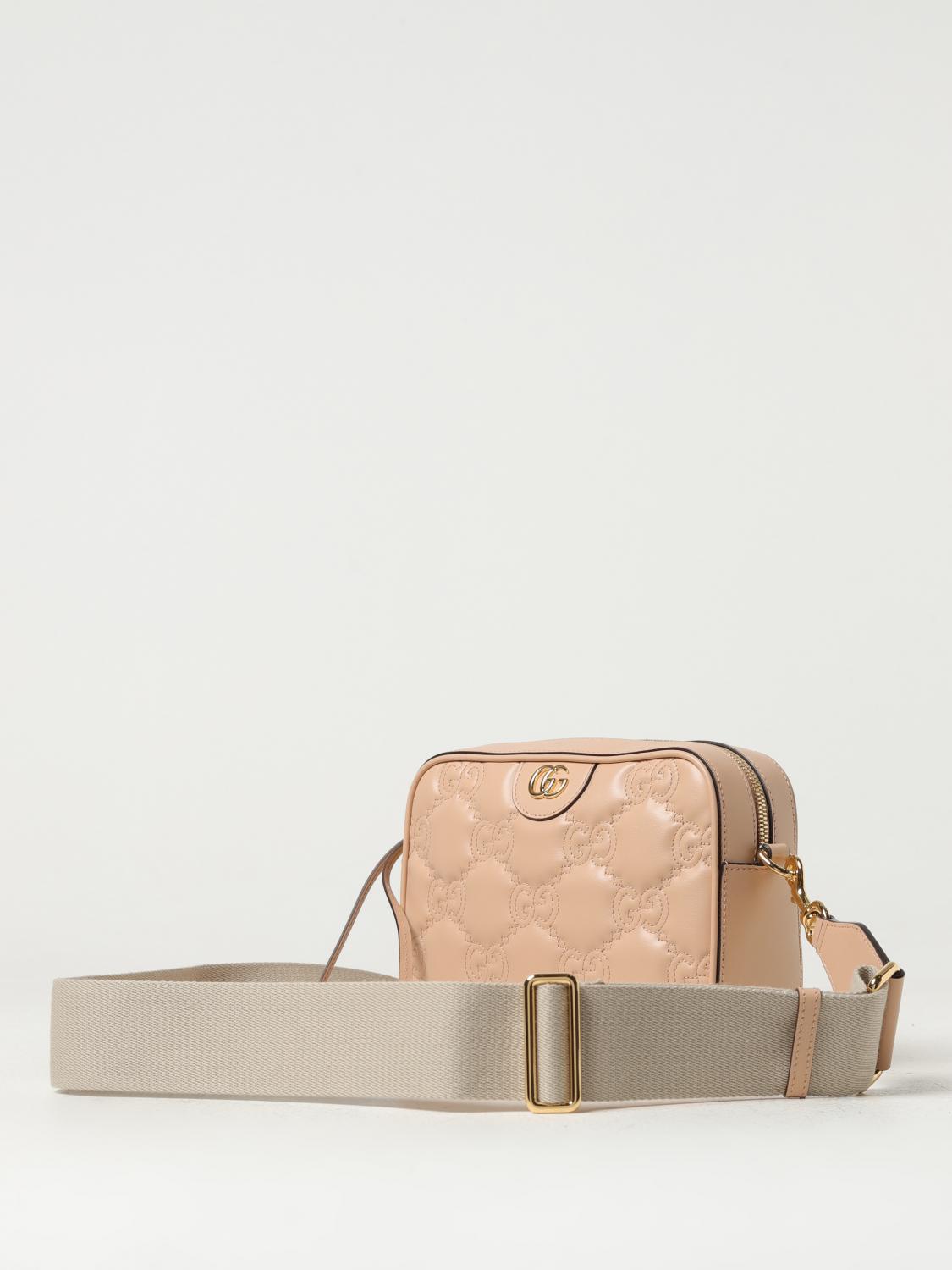 GUCCI BORSA A TRACOLLA: Borsa Gucci in pelle trapuntata , Rosa - Img 4