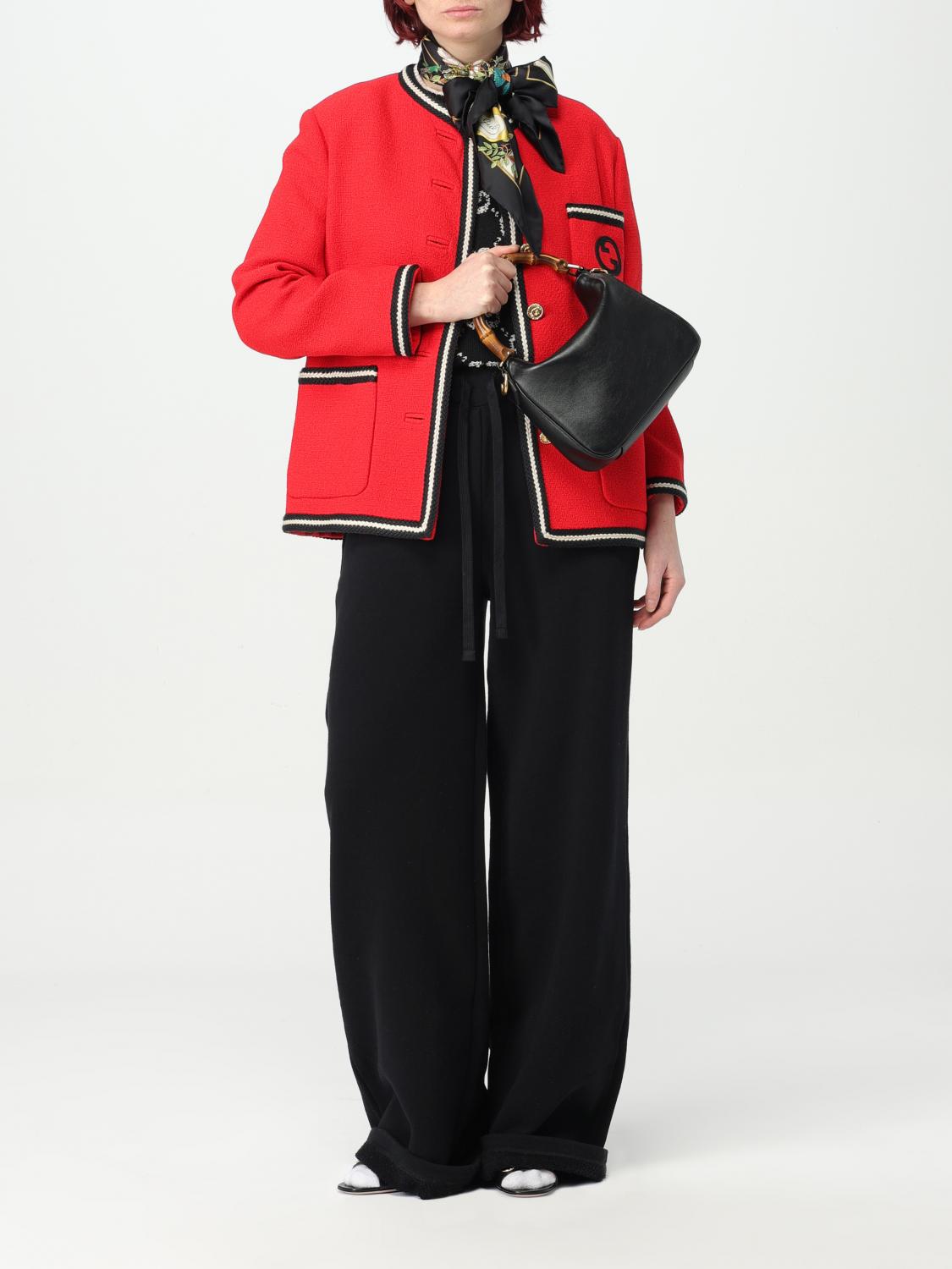 Gucci ブレザー レディース - バーガンディー | 776310ZAPW3 | GIGLIO.COM