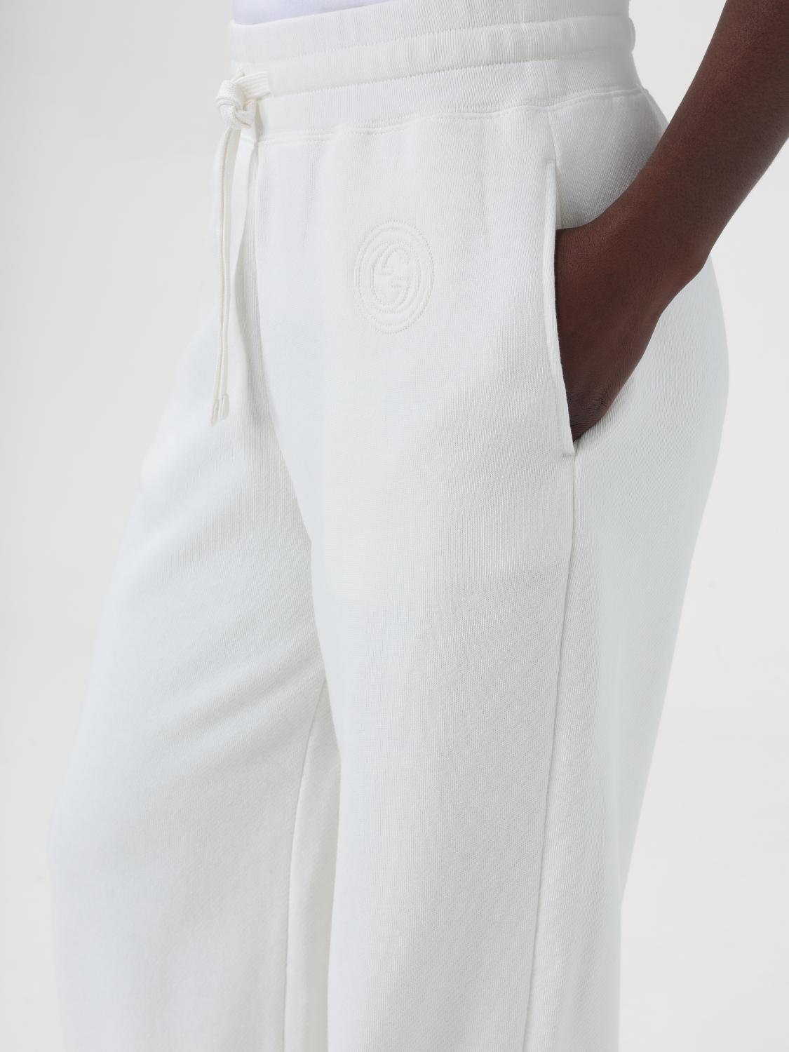 GUCCI：パンツ レディース - ホワイト | GIGLIO.COMオンラインのGucci