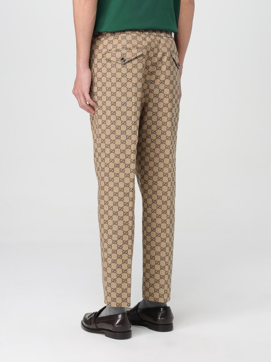 Gucci パンツ メンズ - キャメル | 755210Z8BJ5 | GIGLIO.COM
