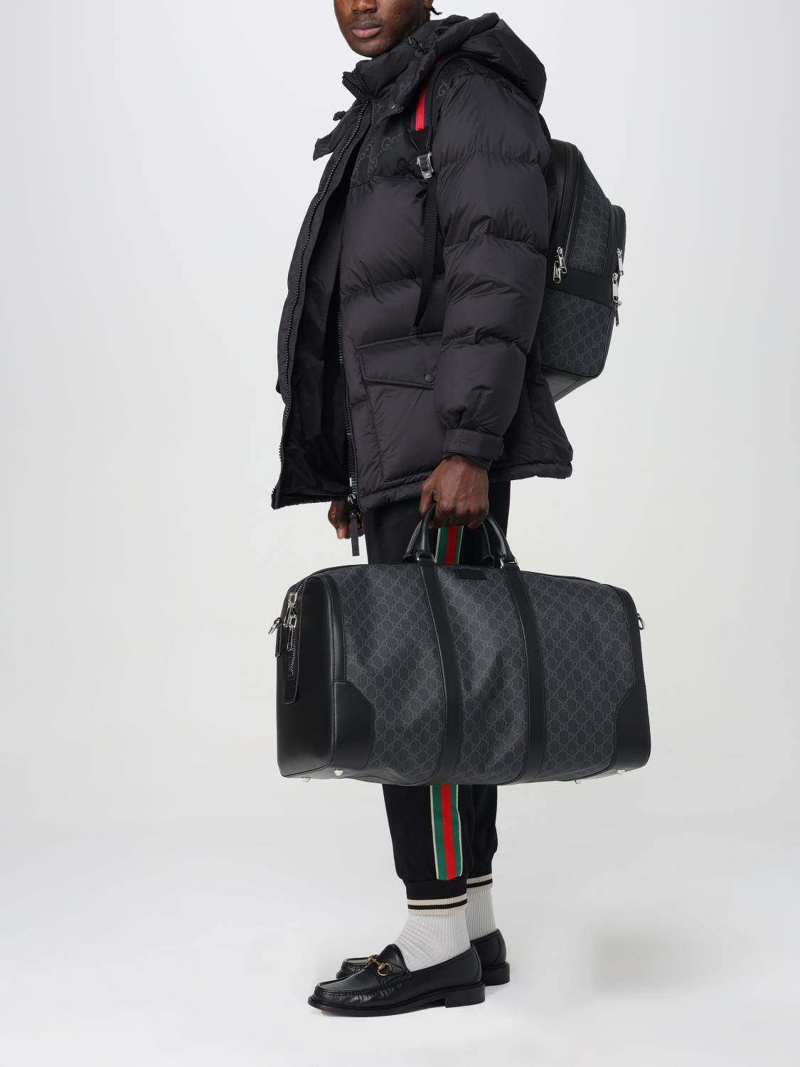 Gucci トラベルバッグ メンズ - ブラック | 478323K5IAN | GIGLIO.COM