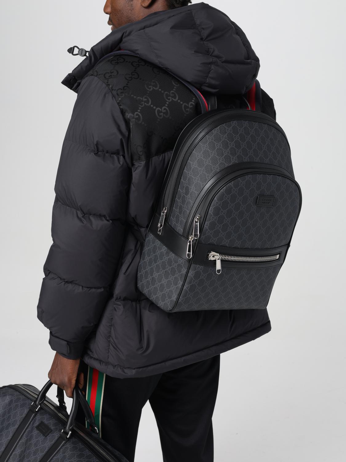 GUCCI BACKPACK: Backpack men Gucci, Black - Img 2