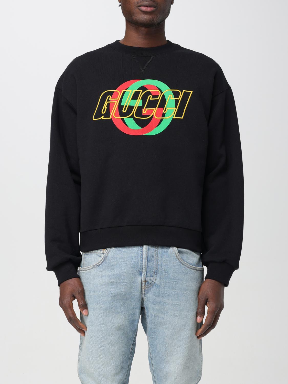 Gucci Sweater men - Black | 768460XJGA1 | GIGLIO.COM