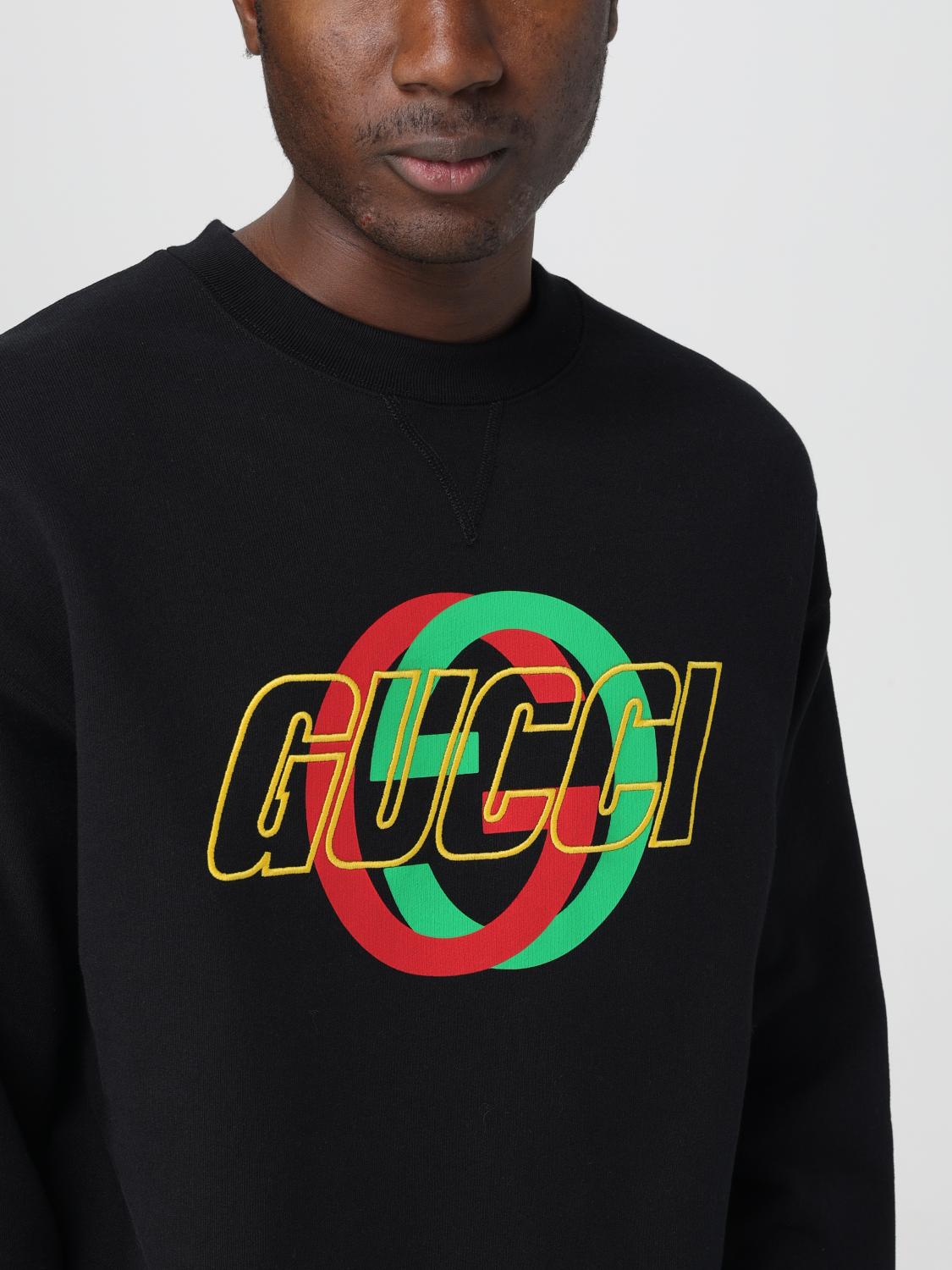Gucci Sweater men - Black | 768460XJGA1 | GIGLIO.COM