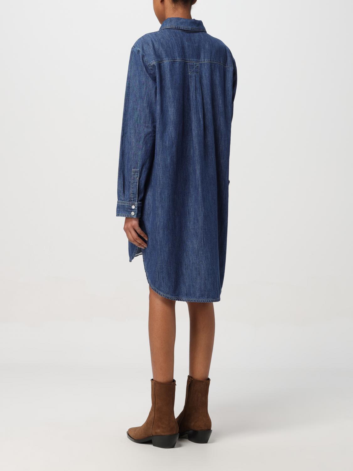 A.P.C. Dress woman A.P.C. - Denim | COGXFF35071 | GIGLIO.COM