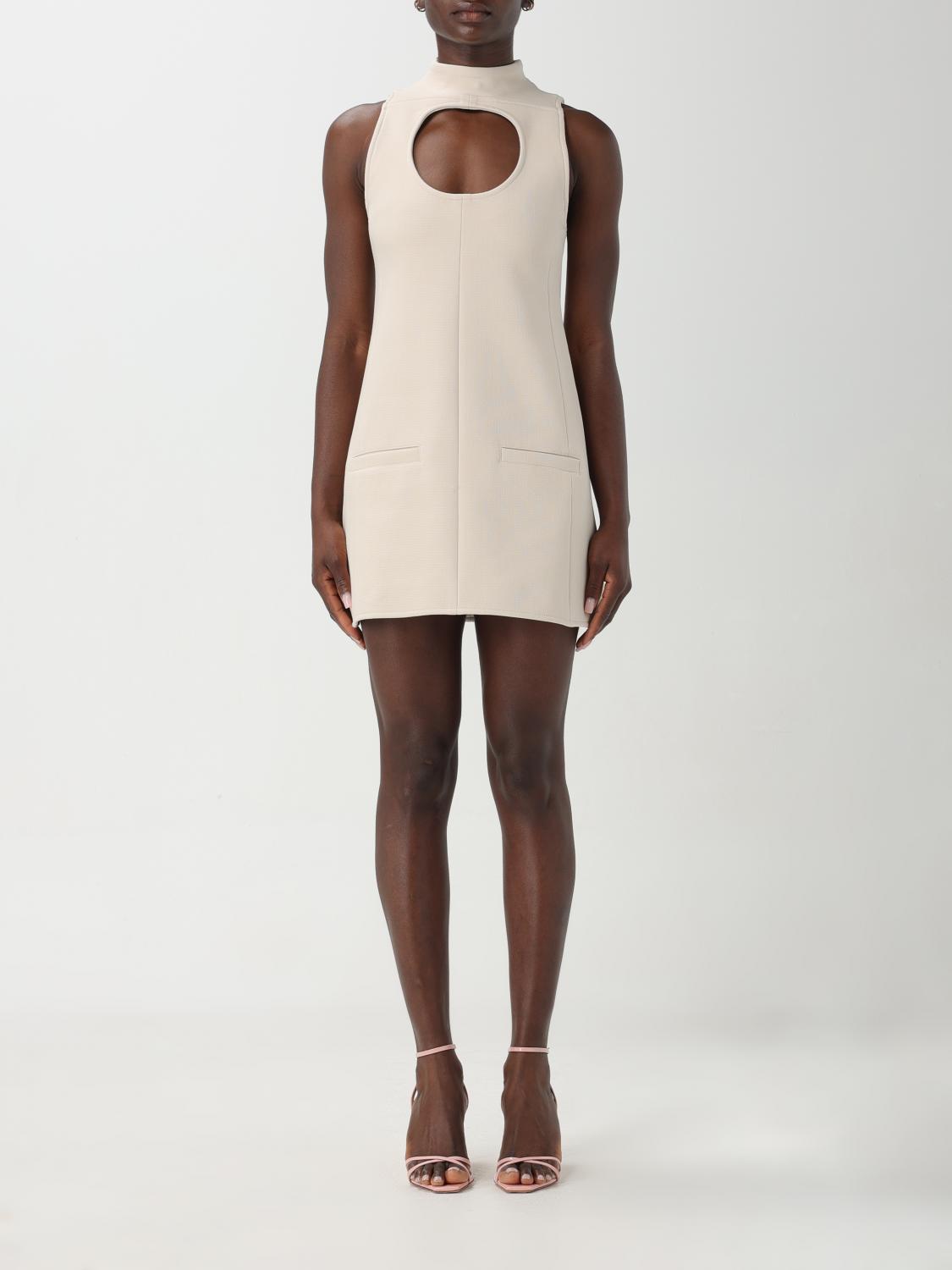 ワンピース COURReGES Woman Dress Beige 423CRO319VI0040 1004 Courrèges Outlet: Dress woman - Beige | Courrèges dress
