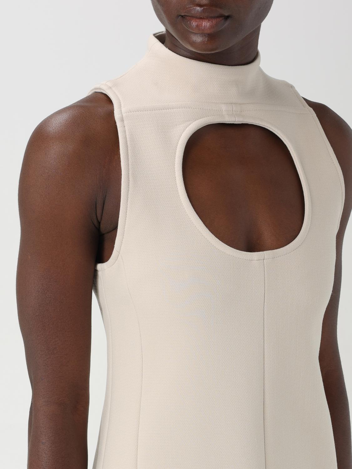 ワンピース COURReGES Woman Dress Beige 423CRO319VI0040 1004 Courrèges Outlet: Dress woman - Beige | Courrèges dress