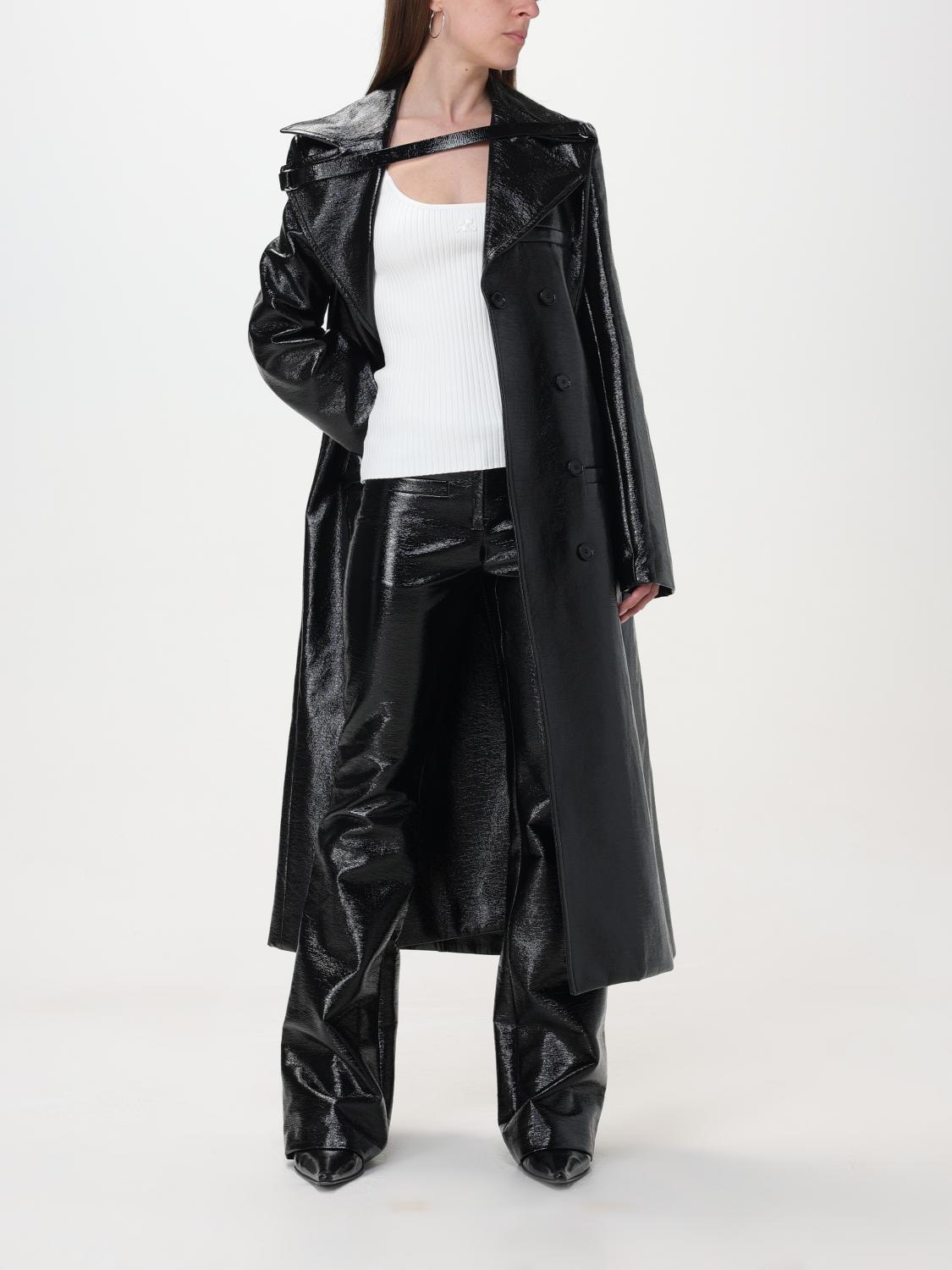 Courrèges Pants woman - Black | 423CPA166VY0014 | GIGLIO.COM