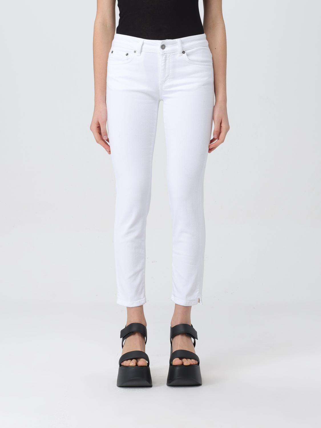 デニム・ジーパン DONDUP Woman Jeans White DP618BS0030DPTD 000 DONDUP: Jeans woman - White | Dondup jeans DP618BS0030DPTD