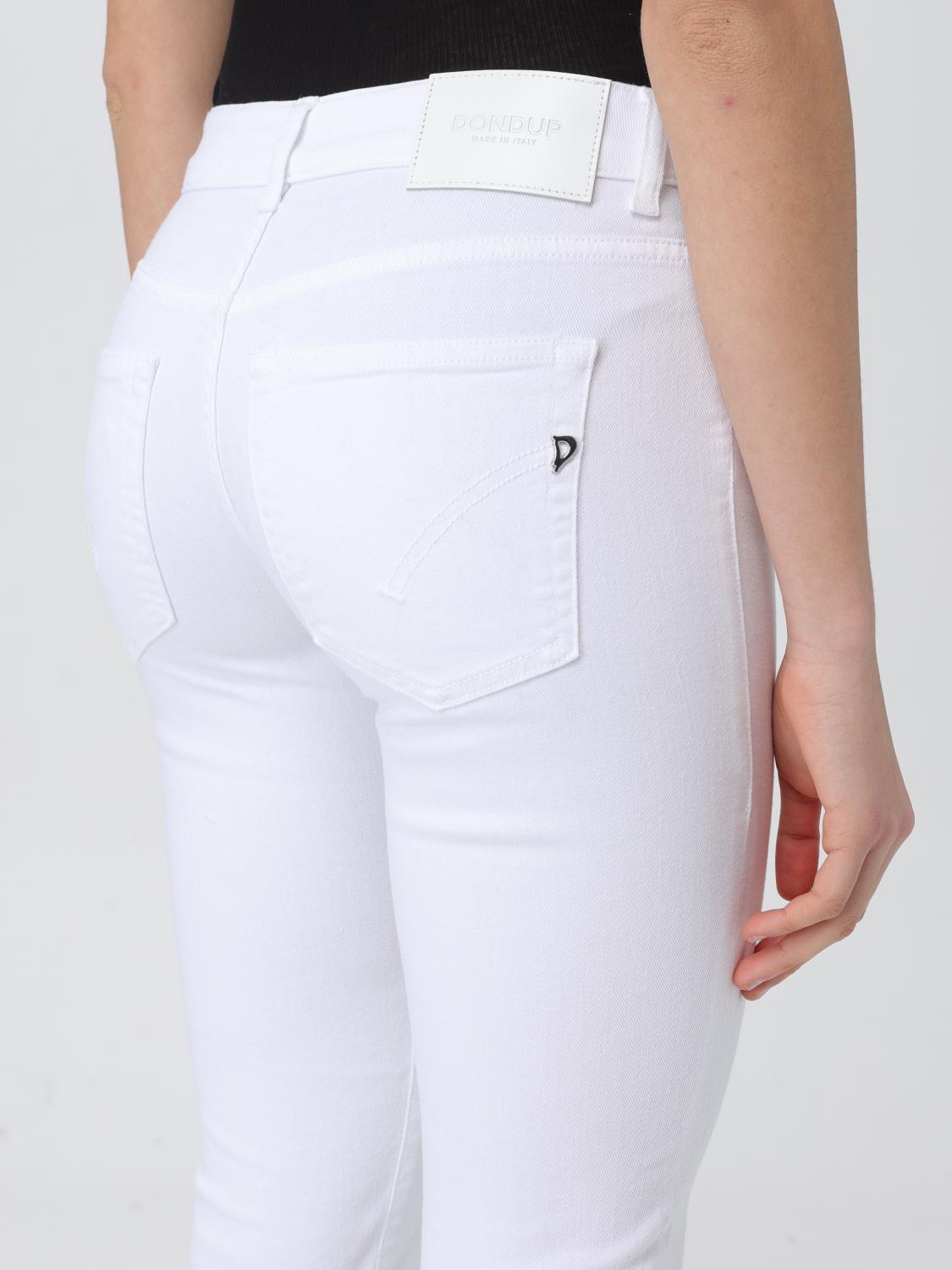 デニム・ジーパン DONDUP Woman Jeans White DP618BS0030DPTD 000 DONDUP: Jeans woman - White | Dondup jeans DP618BS0030DPTD