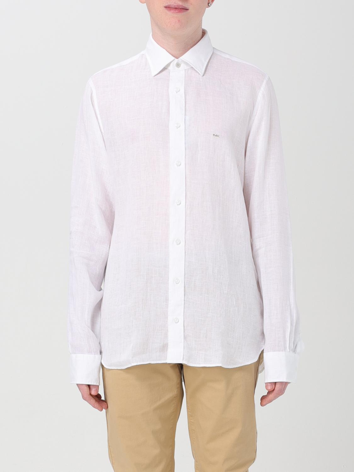 MICHAEL KORS CAMICIA: Camicia di lino Michael Kors, Bianco - Img 1
