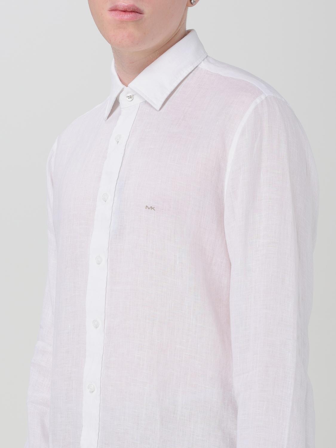 MICHAEL KORS CAMICIA: Camicia di lino Michael Kors, Bianco - Img 3