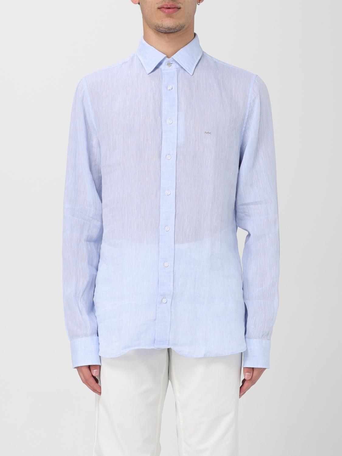 MICHAEL KORS CAMICIA: Camicia di lino Michael Kors, Blue - Img 1